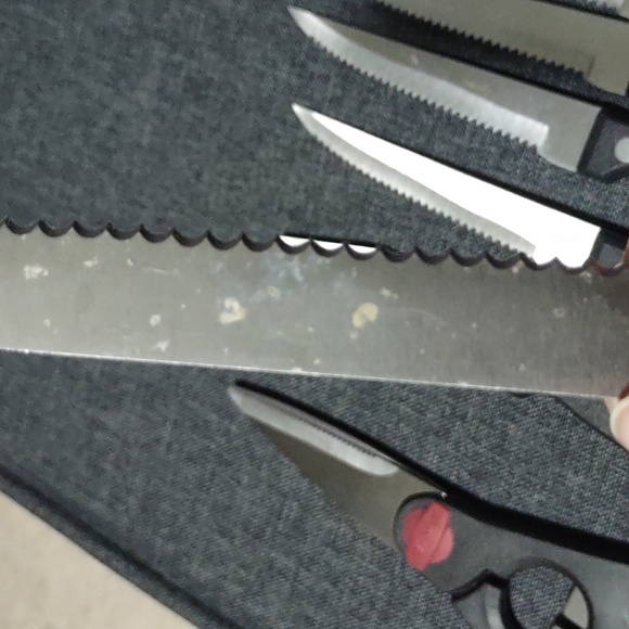 Farberware Knife Set Black 9 Pcs - Picture 5 of 5